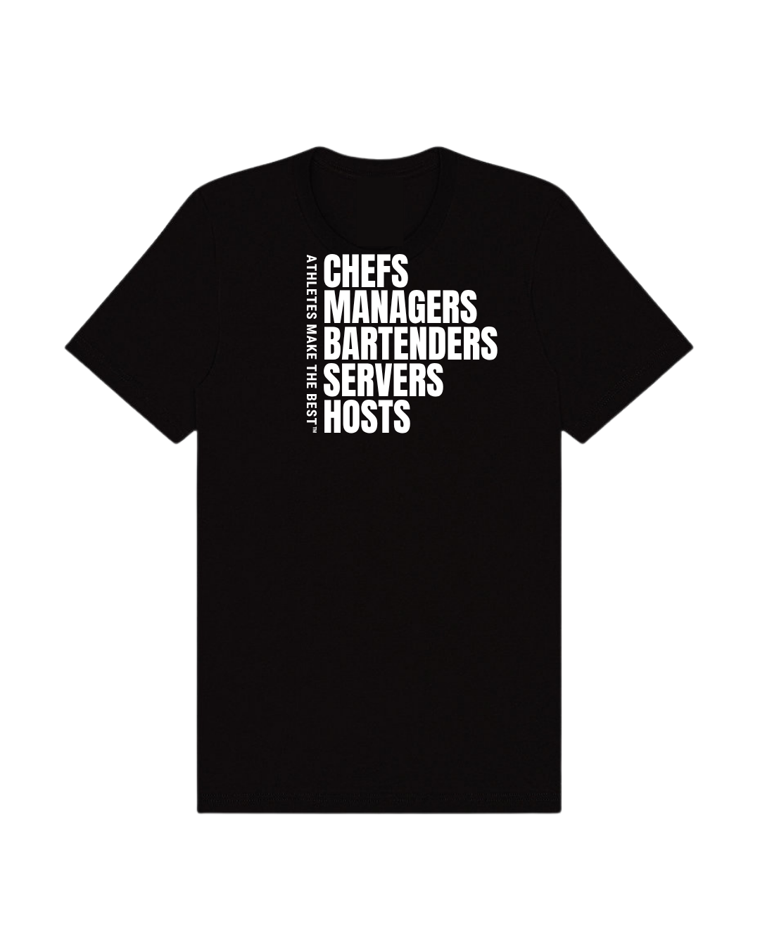 Athletes Make The Best™ Hospitality | Unisex Short Sleeve Tee